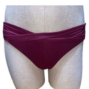 Seafolly Australia Size 4 Swimwear Bottom Women Maroon Purple